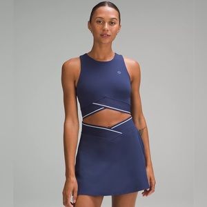 New With Tags - Lululemon - V-Waist Cropped Tennis Tank Top - Night Sea - Size 4